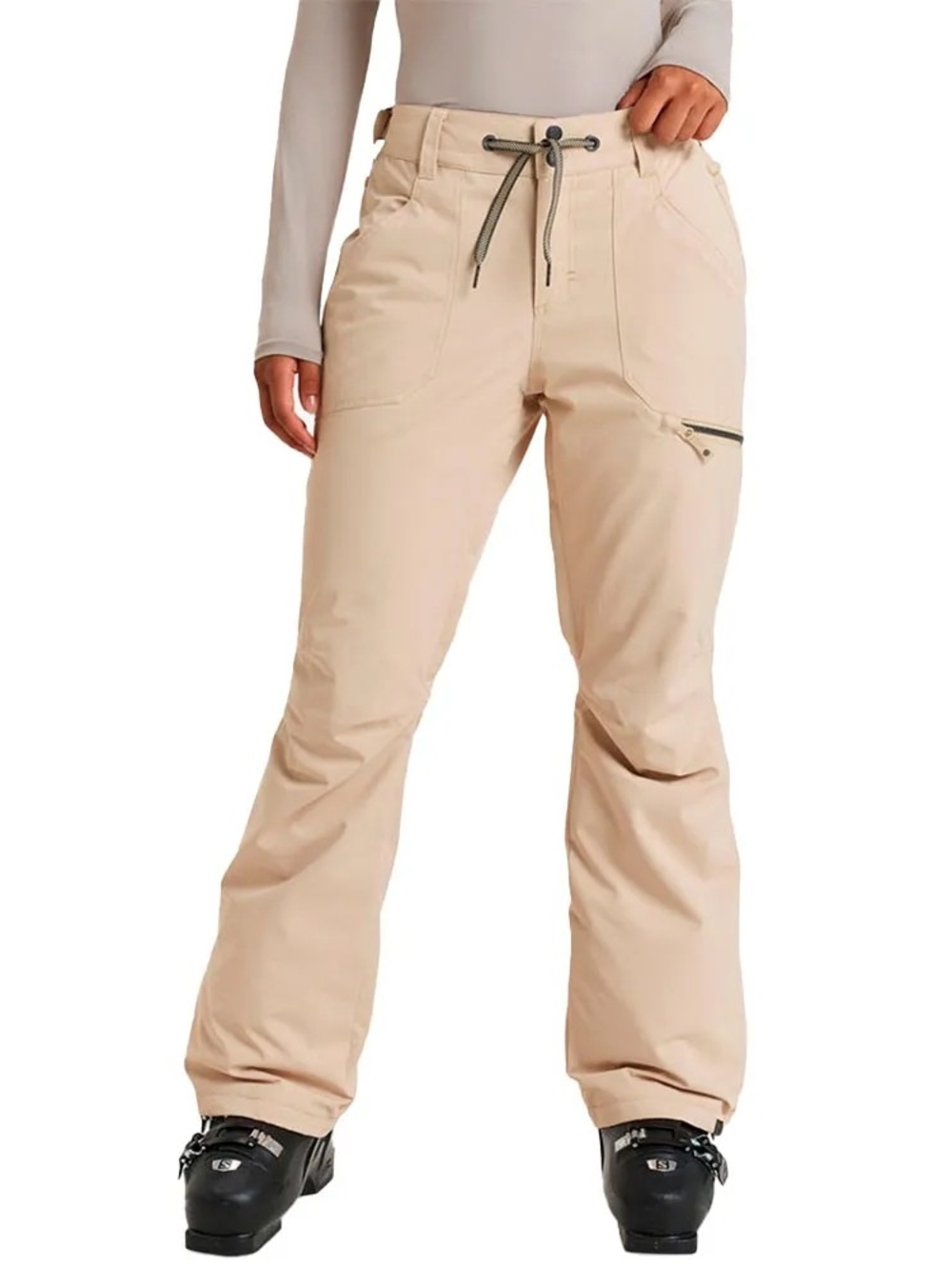 Nadia Women Beige Snow Pant